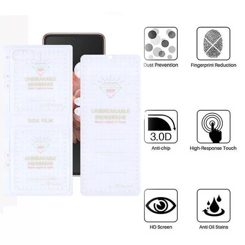 محافظ صفحه نمایش بوف مدل Hydrogel مناسب برای گوشی موبایل سامسونگ Galaxy Z Flip 7 به همراه محافظ پشت گوشی