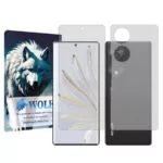 محافظ صفحه نمایش مات ولف مدل Tough مناسب برای گوشی موبایل آنر 90 به همراه محافظ پشت گوشی