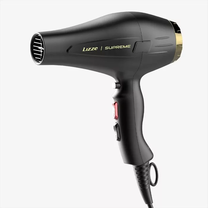 سشوار حرفه ای لیز مدل Supreme، موتور AC با توان مصرفی 2600 وات، دارای قابلیت باد سرد، با حالت صافکننده و خشککننده، وزن 480 گرم