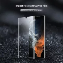 محافظ صفحه نمایش نیلکین مدل Impact Resistant مناسب برای گوشی موبایل سامسونگ Galaxy S22 Ultra بسته دو عددی