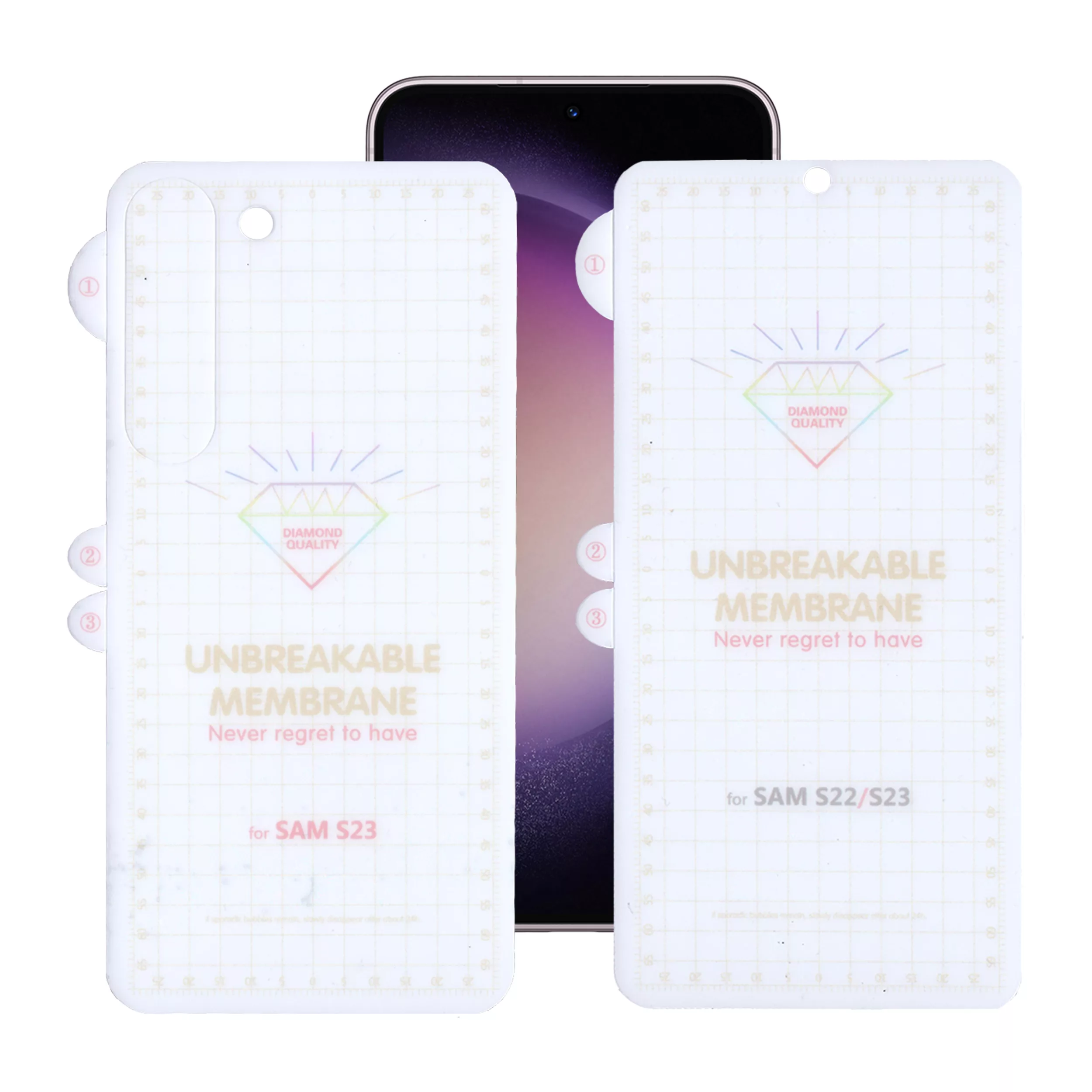 محافظ صفحه نمایش بوف مدل Hydrogel مناسب برای گوشی موبایل سامسونگ Galaxy S23  به همراه محافظ پشت گوشی