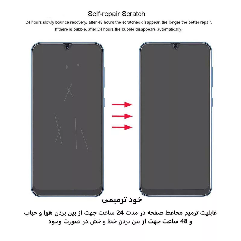 محافظ صفحه نمایش مات بوف مدل Hydrogel-Matte-G مناسب برای گوشی موبایل اپل iPhone 16e/13/13pro/14