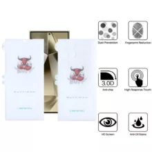 محافظ صفحه نمایش بوف مدل HydroBull مناسب برای گوشی موبایل سامسونگ Galaxy S24 Ultra به همراه محافظ پشت گوشی