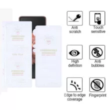 محافظ صفحه نمایش بوف مدل Hydrogel مناسب برای گوشی موبایل سامسونگ Galaxy Z Flip 7 به همراه محافظ پشت گوشی