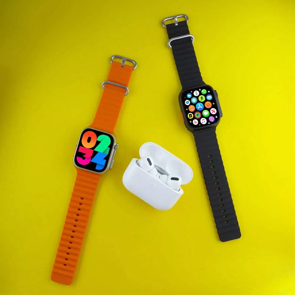 ساعت هوشمند ورنا مدل W49 Ultra with airpod pro به همراه هدفون بلوتوثی