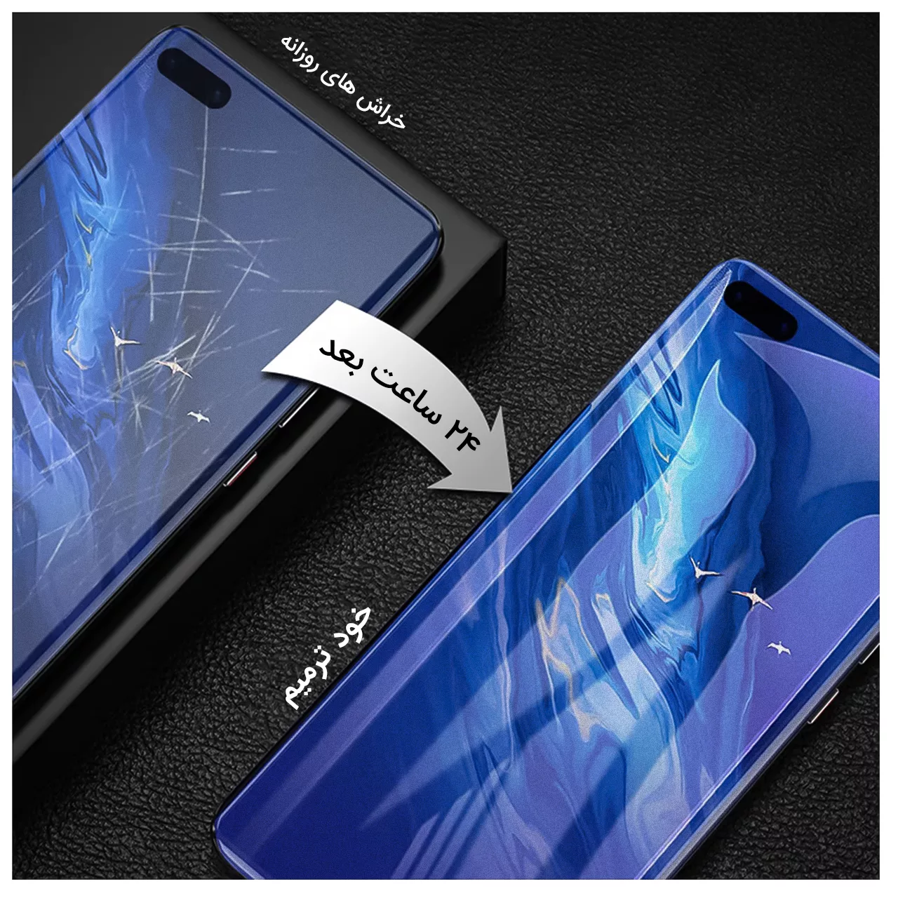 محافظ صفحه نمایش ھیدروژل راک اسپیس کد HGL مناسب برای گوشی موبایل سامسونگ Galaxy Z Fold 2 5G