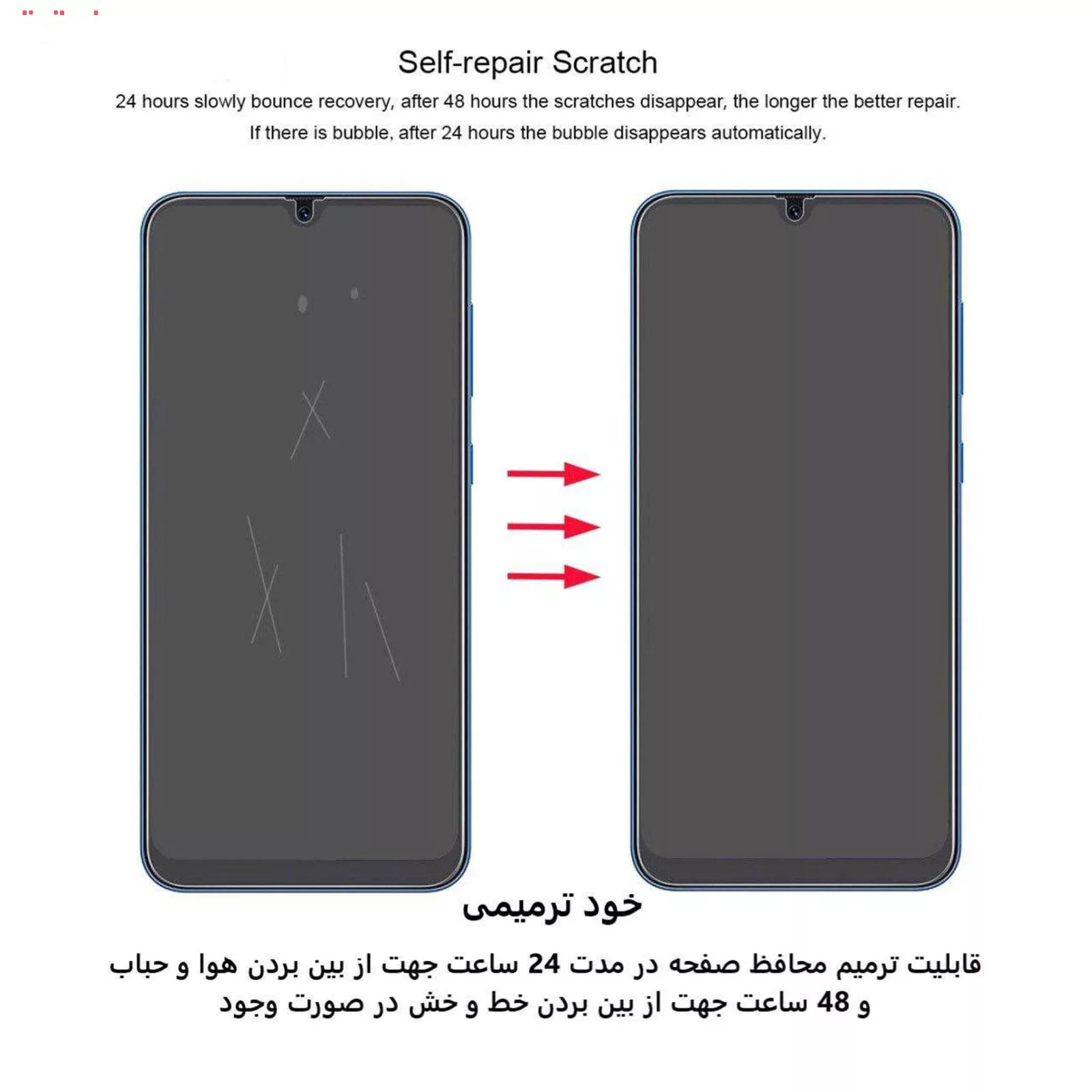 محافظ صفحه نمایش بوف مدل HgM15 مناسب برای گوشی موبایل سامسونگ Galaxy zfold2 به همراه محافظ پشت گوشی