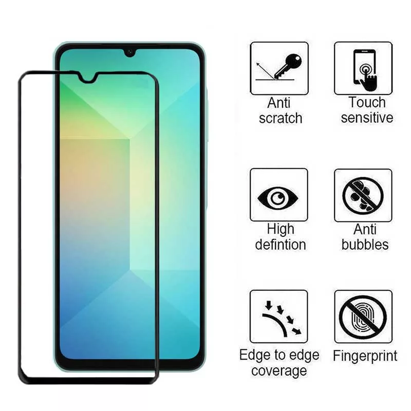 محافظ صفحه نمایش بوف مدل 5D-G مناسب برای گوشی موبایل سامسونگ Galaxy A06/A06s/A05s/A05/F05