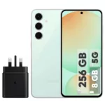 گوشی موبایل سامسونگ مدل S24 FE دو سیم کارت ظرفیت 256 گیگابایت و رم 8 گیگابایت - به همراه شارژر 45 وات سامسونگ