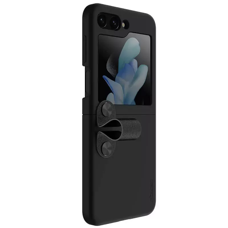 کاور نیلکین مدل Flex Flip Finger Strap Liquid Silicone مناسب برای گوشی موبایل سامسونگ Galaxy Z Flip5/W24 Flip