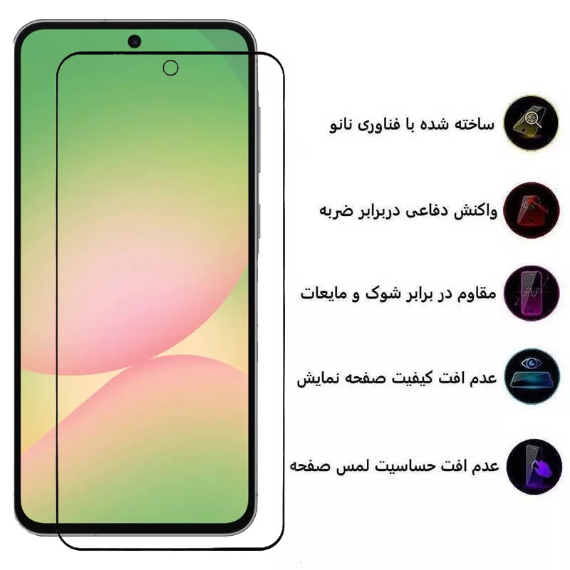 محافظ صفحه نمایش بوف مدل 5D-G مناسب برای گوشی موبایل ناتینگ فون 3A / 3A Pro