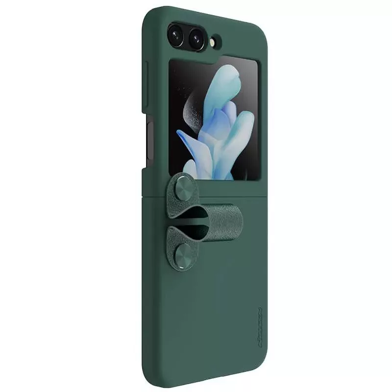 کاور نیلکین مدل Flex Flip Finger Strap Liquid Silicone مناسب برای گوشی موبایل سامسونگ Galaxy Z Flip5/W24 Flip