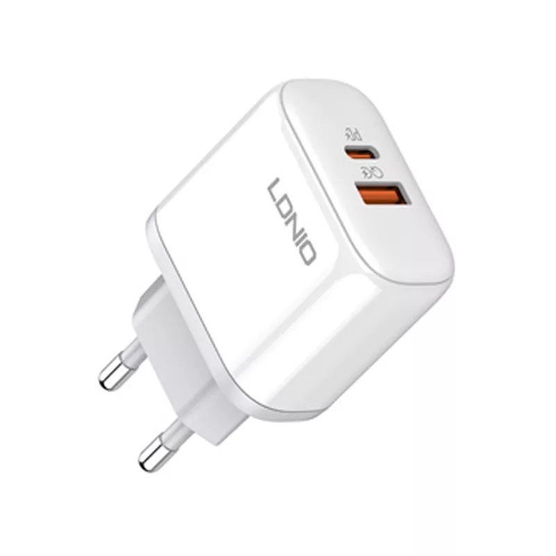 شارژر دیواری 45 وات الدینیو مدل A2526C به همراه کابل تبدیل USB-C