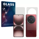 محافظ صفحه نمایش شفاف گلس مدل Resistant مناسب برای گوشی موبایل ویوو X200 Ultra به همراه محافظ پشت گوشی