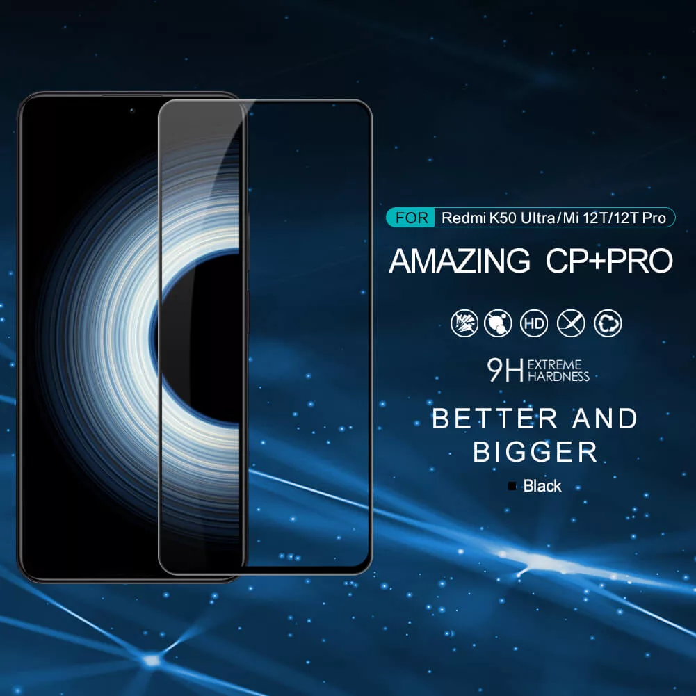 محافظ صفحه نمایش نیلکین مدل CP Plus Pro مناسب برای گوشی موبایل شیائومی Redmi K50 Ultra/12T/12T Pro