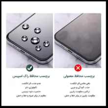 محافظ صفحه نمایش هیدروژل راک اسپیس مدل Camera Cut مناسب برای گوشی موبایل اپل iPhone 12 Pro Max