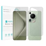 محافظ صفحه نمایش راک اسپیس مدل HyMTT مناسب برای گوشی موبایل هوآوی Pura 70 Ultra به همراه محافظ پشت گوشی