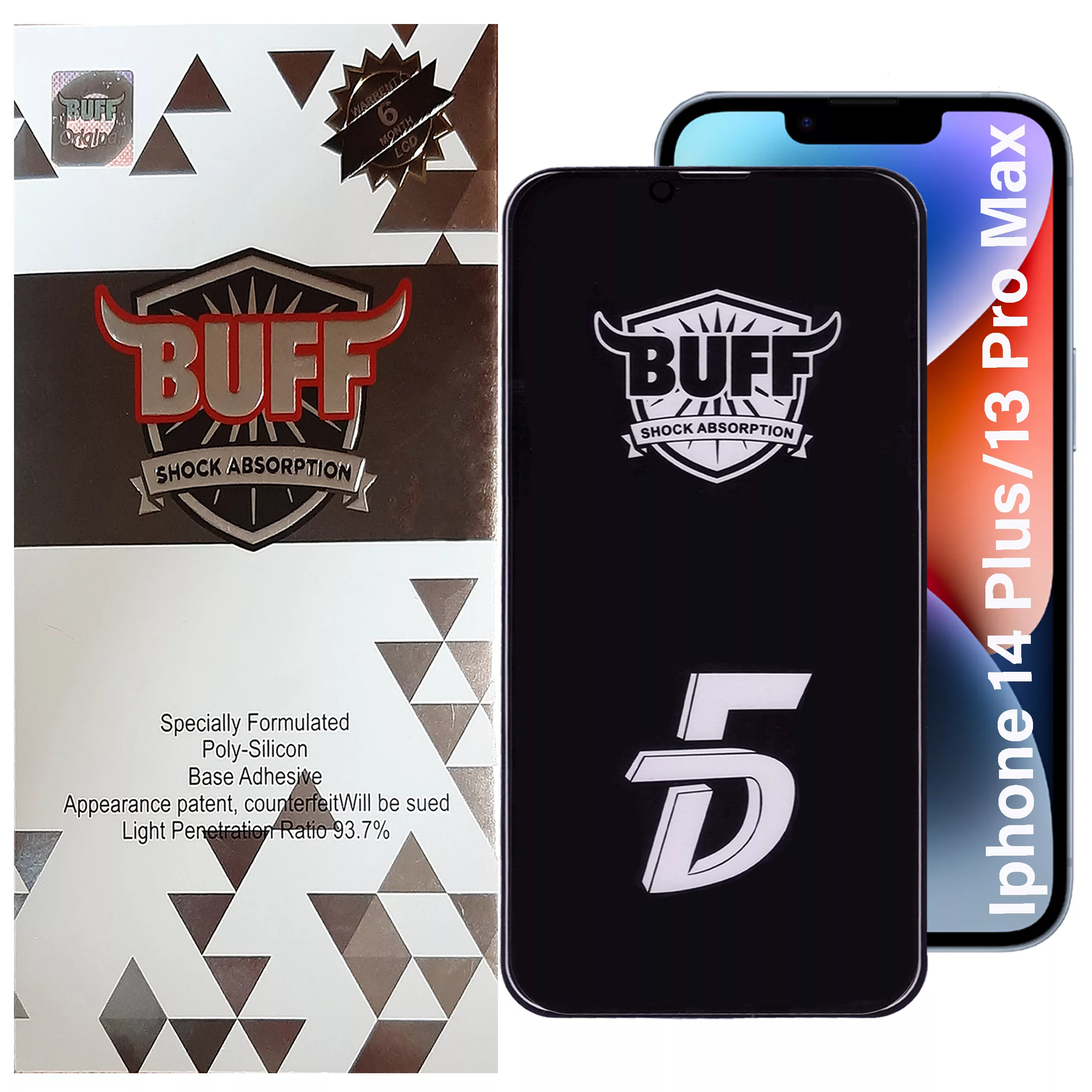 محافظ صفحه نمایش 5D بوف مدل F33-G مناسب برای گوشی موبایل اپل iPhone 14 Plus / iPhone 13 Pro Max محافظ صفحه نمایش 5D بوف مدل F33-G مناسب برای گوشی موبایل اپل iPhone 14 Plus / iPhone 13 Pro Max