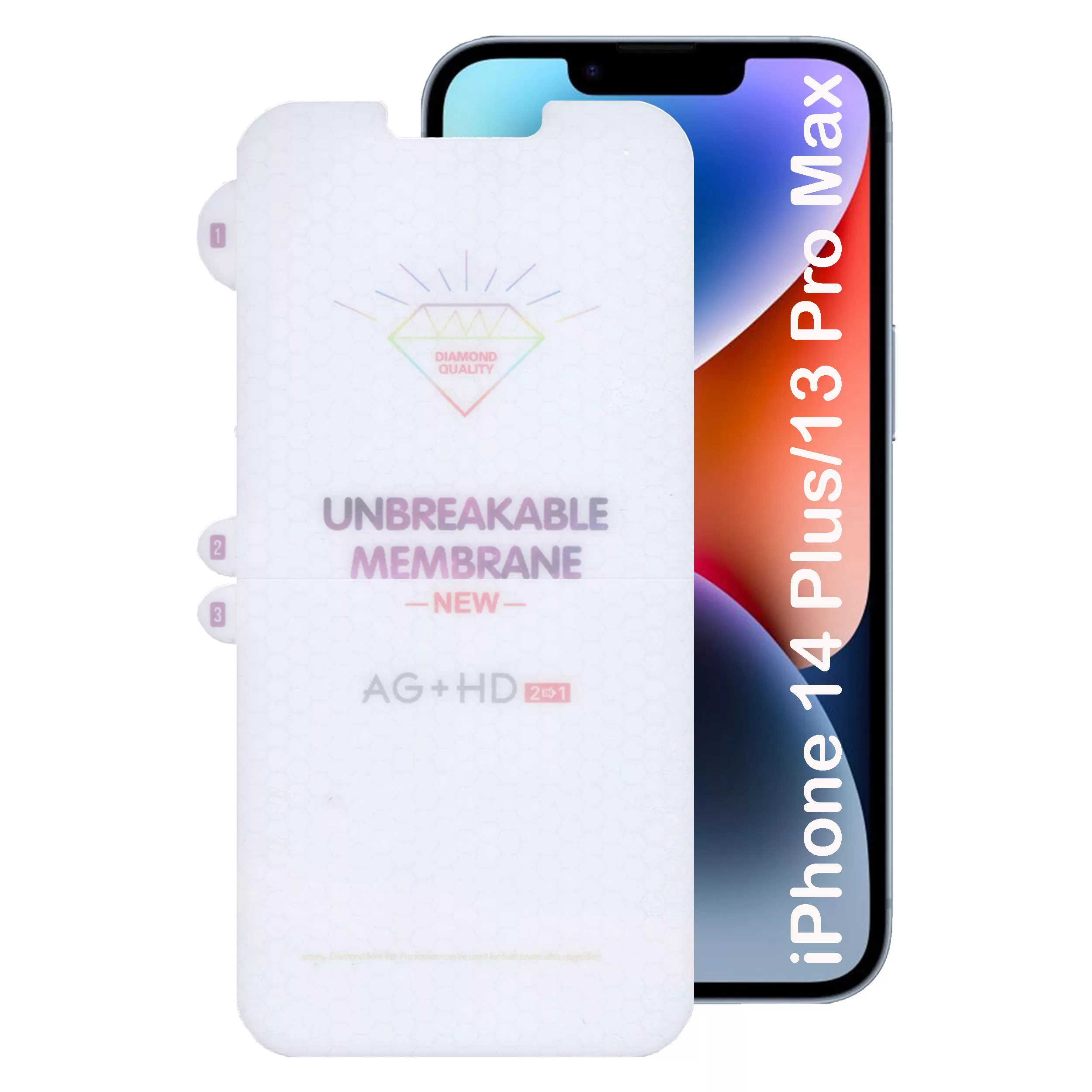محافظ صفحه نمایش بوف مدل Hydrogel-Double-G مناسب برای گوشی موبایل اپل iPhone 14 Plus / iPhone 13 Pro Max