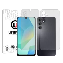 محافظ صفحه نمایش مات یونی پرو مدل Explosion Proof مناسب برای گوشی موبایل سامسونگ Galaxy A05s به همراه محافظ پشت گوشی