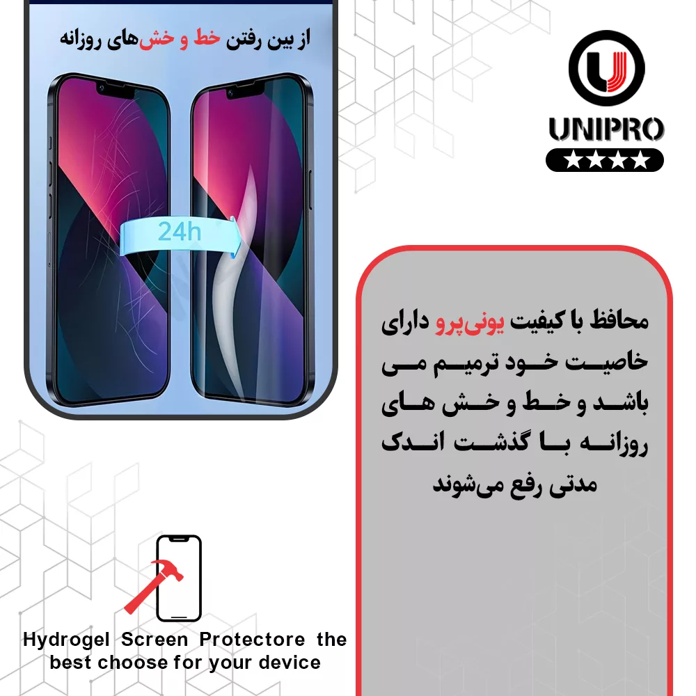 محافظ صفحه نمایش مات یونی پرو مدل Explosion Proof مناسب برای گوشی موبایل اپل Iphone 16 Pro Max