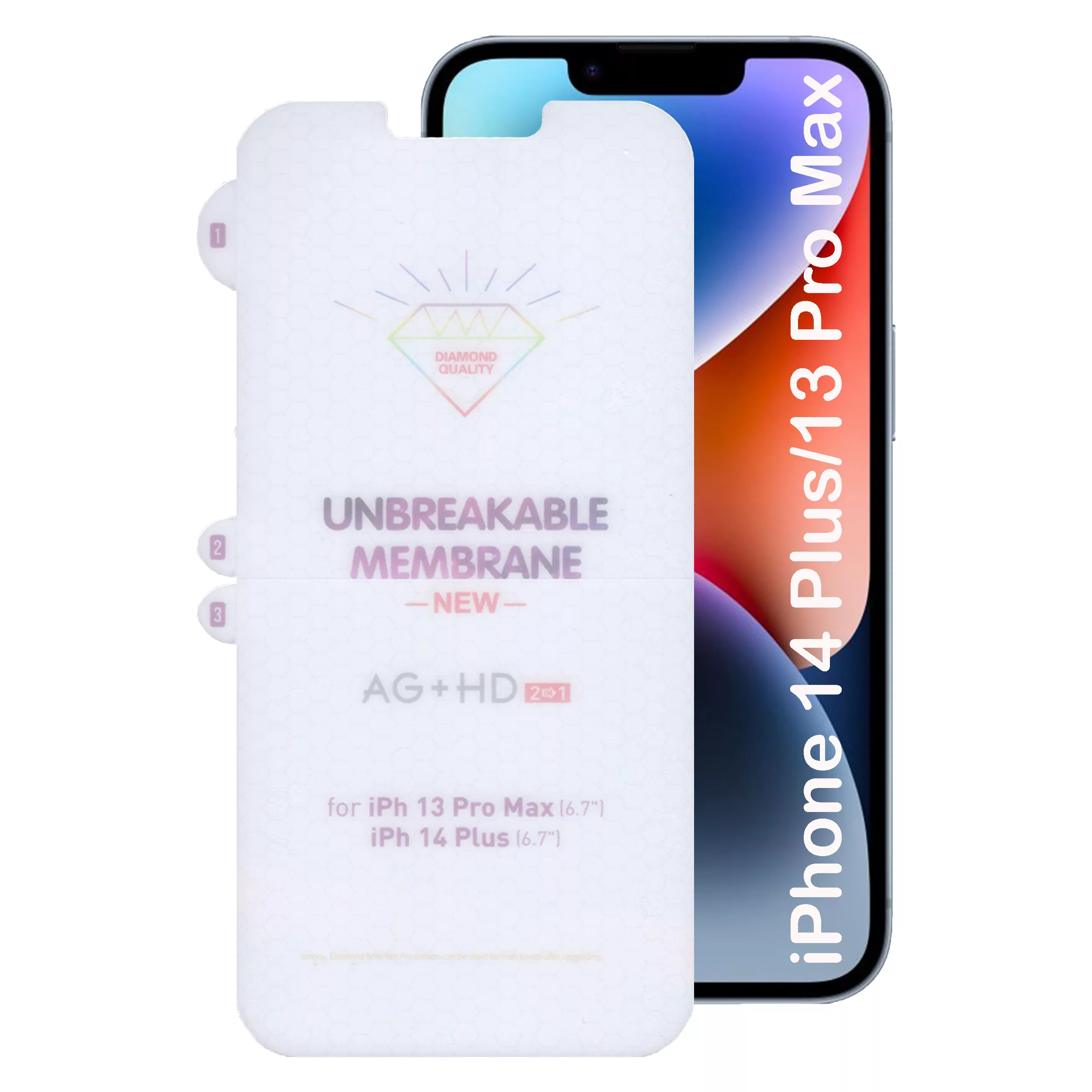 محافظ صفحه نمایش بوف مدل Hydrogel-Double-G مناسب برای گوشی موبایل اپل iPhone 14 Plus / iPhone 13 Pro Max