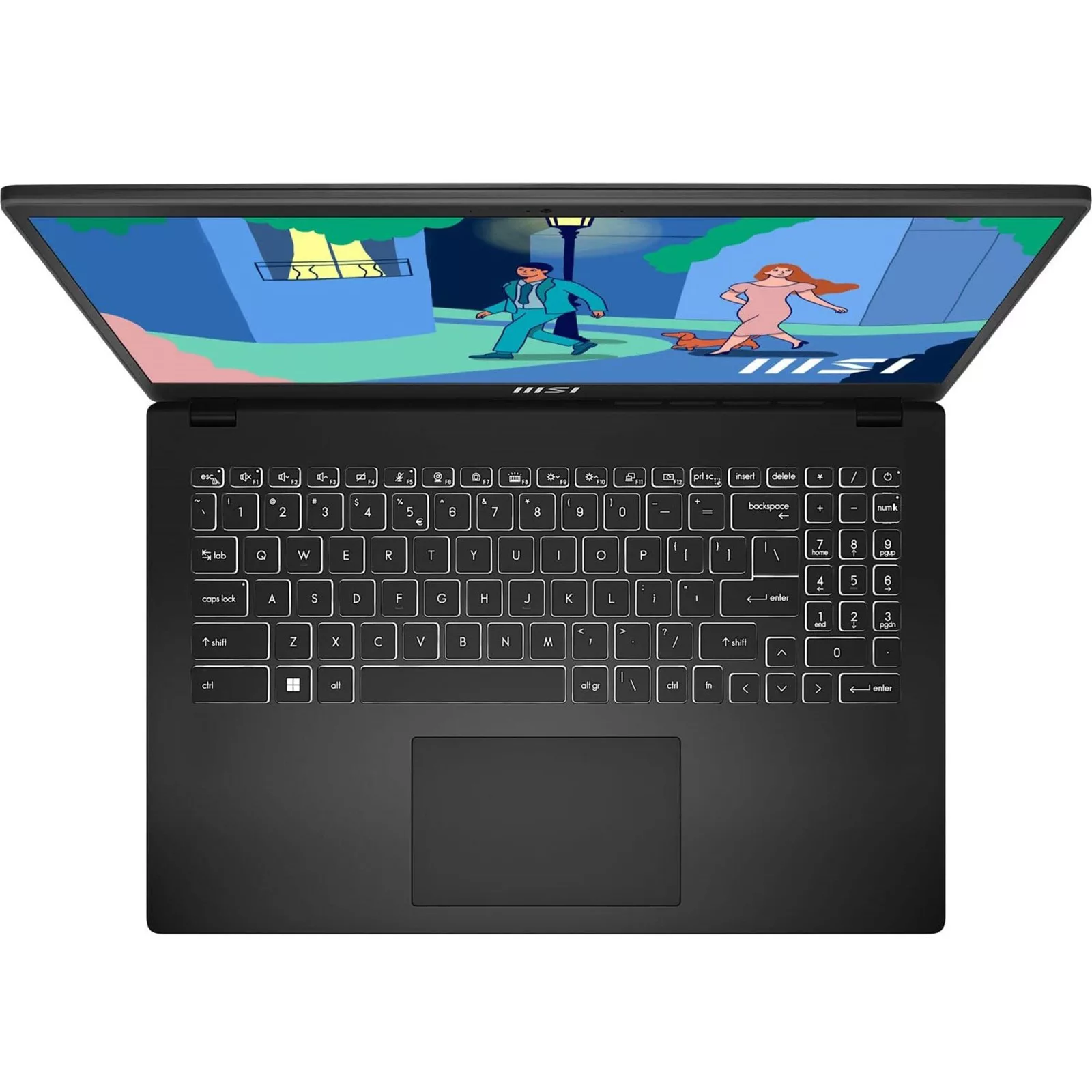لپ تاپ 15.6 اینچی ام اس آی مدل Modern 15 B12MO-i5 1235U-16GB DDR4-500GB SSD-IPS