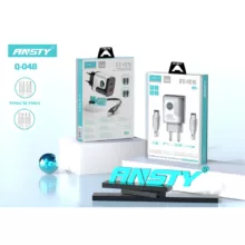 شارژر دیواری 45 وات انستی مدل Q048 به همراه کابل تبدیل USB-C