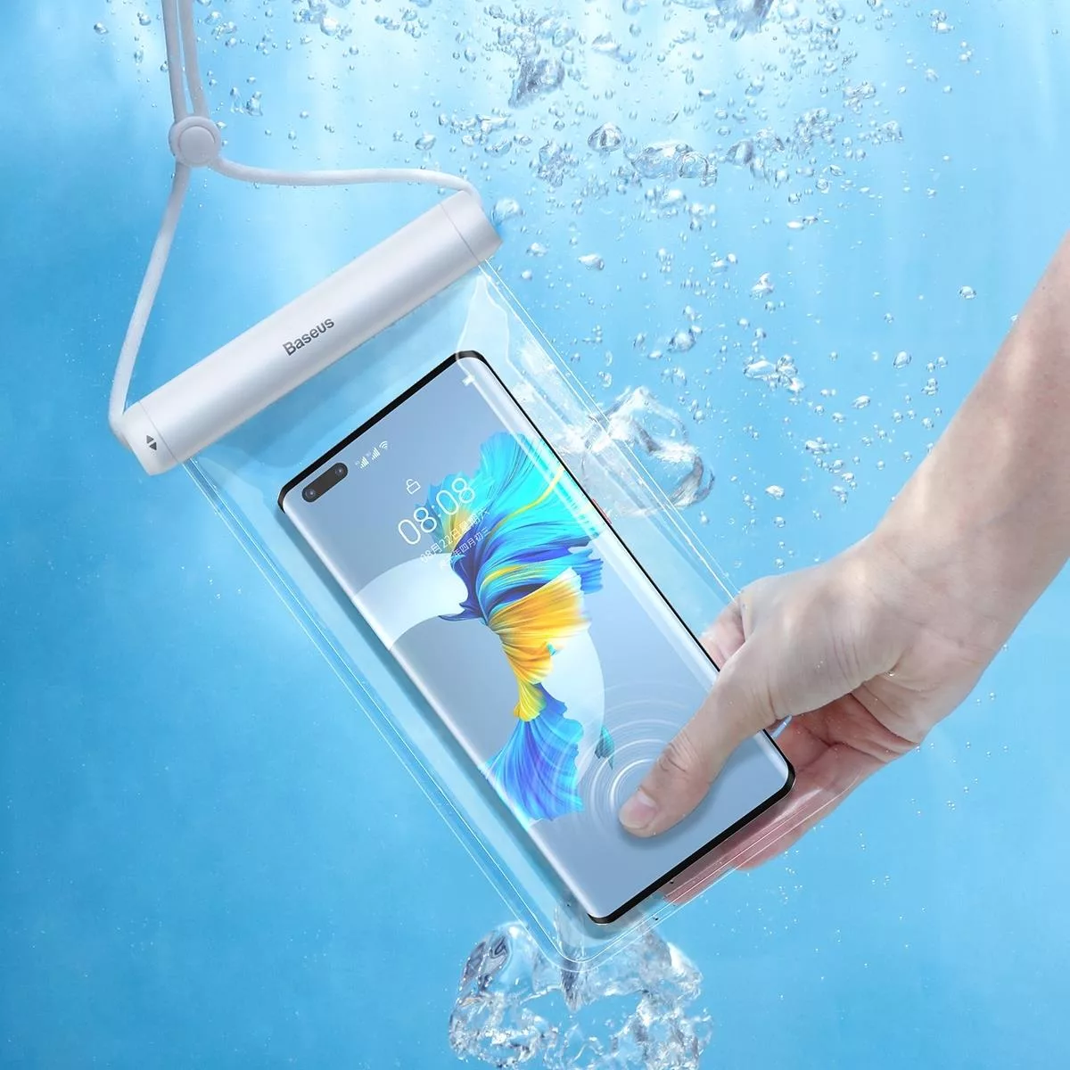 کیف ضد آب باسئوس مدل Waterproof Bag Pro FMYT000002 مناسب برای گوشی موبایل تا سایز 7.2 اینچ
