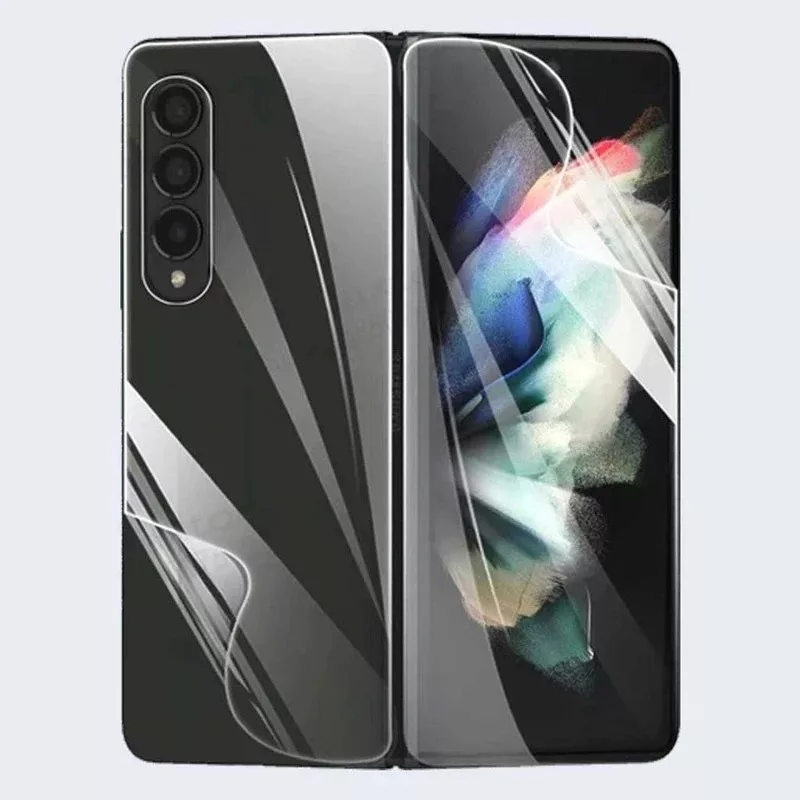 محافظ صفحه نمایش بوف مدل Hydrogel مناسب برای گوشی موبایل سامسونگ Galaxy Z Fold 7 به همراه محافظ پشت گوشی