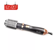 سشوار برسدار چرخشی حرفهای انزو مدل EN-746، موتور AC با توان مصرفی 6600 وات، دارای قابلیت باد سرد، با حالت صافکننده و حجمدهنده، وزن 400 گرم، تنظیم حرارت 2 حالته و کنترل سرعت 2 حالته، به همراه سری برسدار گرد باریک، پهن و تخت