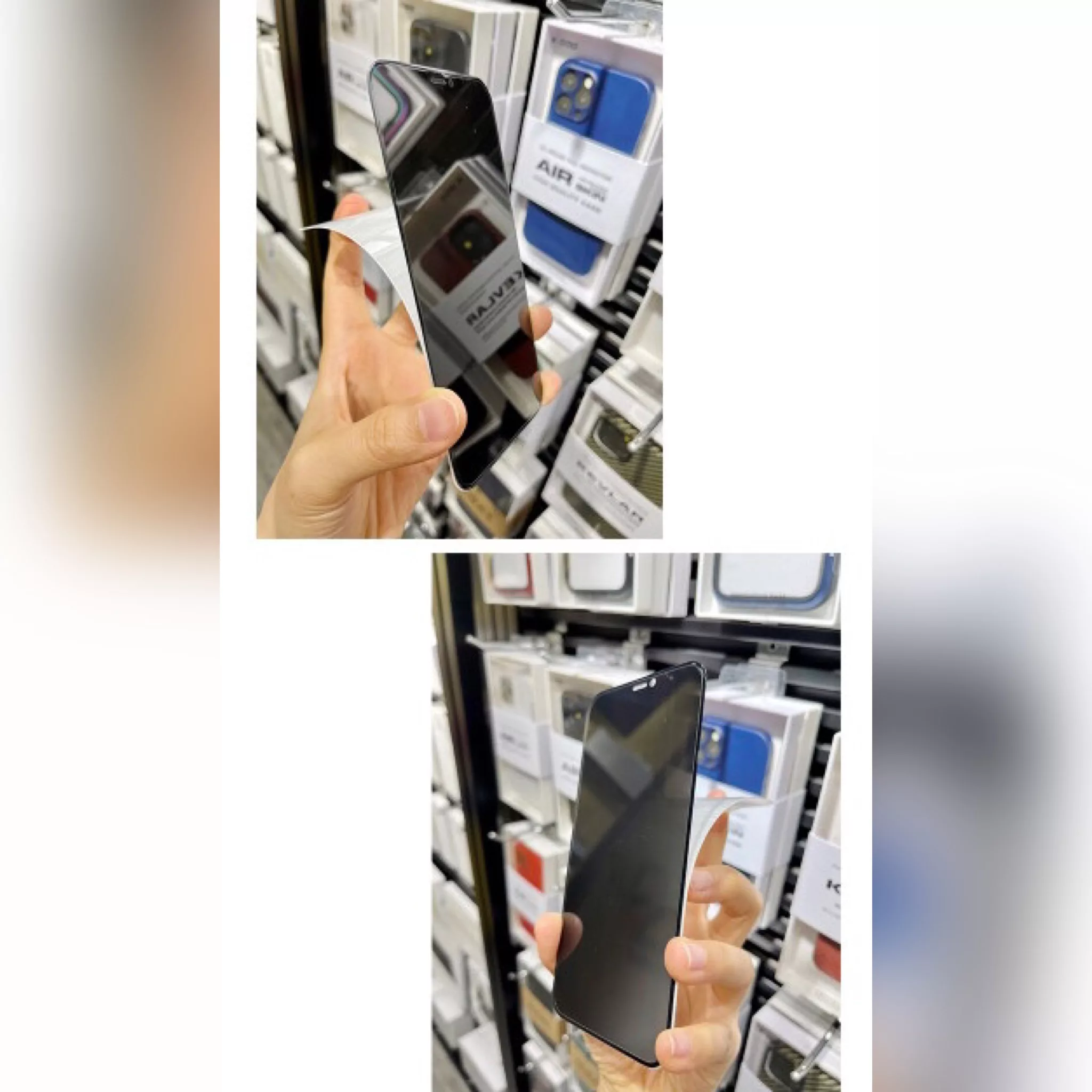 محافظ صفحه نمایش حریم شخصی  کی-دوو مدل Privacy-Glass مناسب برای گوشی موبایل اپل Iphone 13 Pro Max