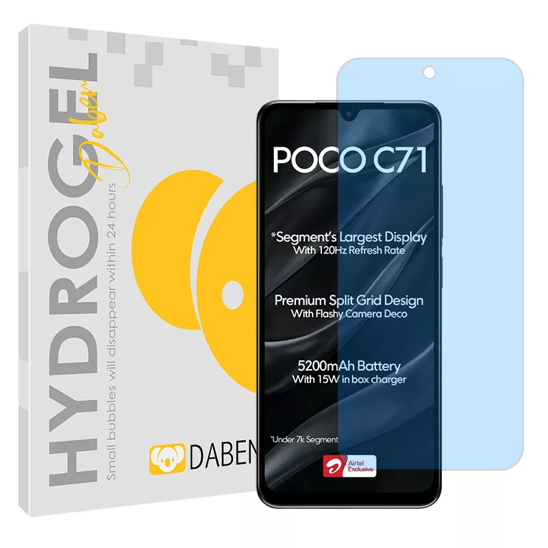 محافظ صفحه نمایش مات آنتی بلو دبن مدل Tough مناسب برای گوشی موبایل شیائومی Poco C71 محافظ صفحه نمایش مات آنتی بلو دبن مدل Tough مناسب برای گوشی موبایل شیائومی Poco C71