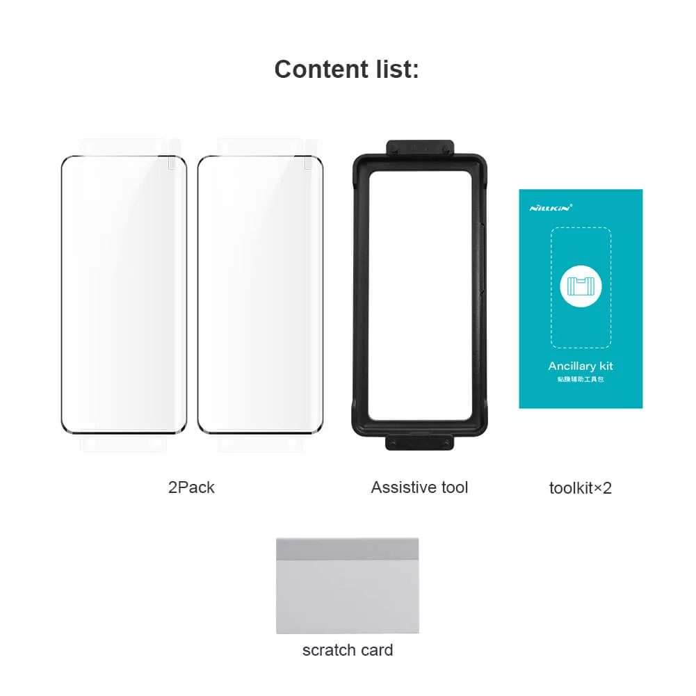 محافظ صفحه نمایش نیلکین مدل Impact Resistant مناسب برای گوشی موبایل  وان پلاس 10 Pro بسته دو عددی