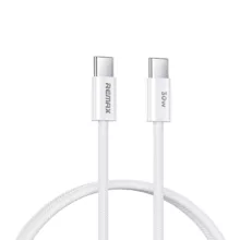 شارژر دیواری 25 وات ریمکس مدل A55 SUPERFAST به همراه کابل تبدیل USB-C