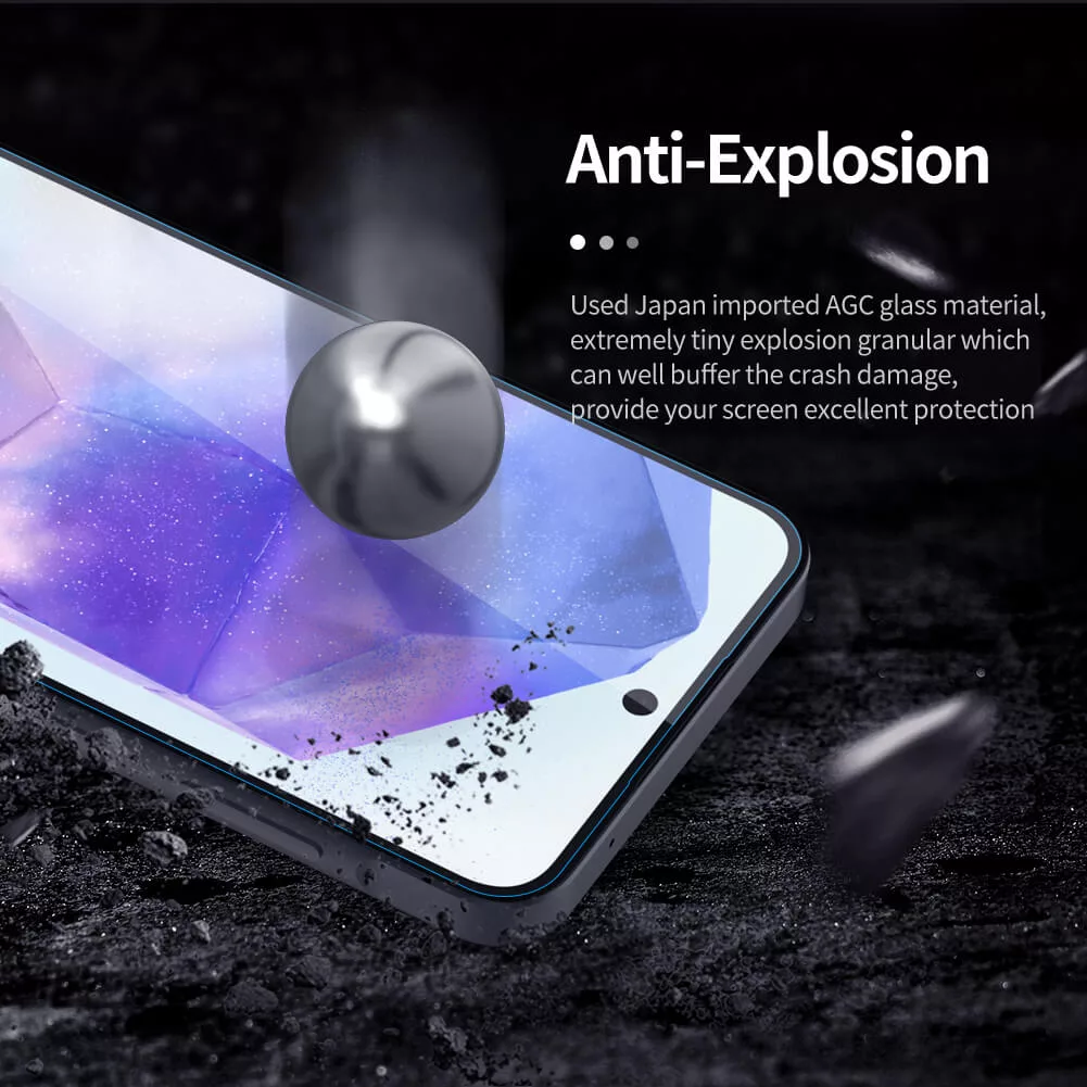 محافظ صفحه نمایش نیلکین مدل  H Plus Pro مناسب برای گوشی موبایل سامسونگ Galaxy A55
