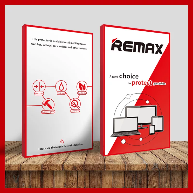محافظ صفحه نمایش شفاف ریمکس مدل Resistant مناسب برای گوشی موبایل زد تی ای nubia RedMagic 10 Pro به همراه محافظ پشت گوشی