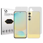محافظ صفحه نمایش شفاف دیاموند مدل Tough مناسب برای گوشی موبایل سامسونگ Galaxy S24 FE به همراه محافظ پشت گوشی