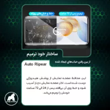 محافظ صفحه نمایش شفاف کینگ کونگ مدل Tough مناسب برای گوشی موبایل سامسونگ Galaxy S25 Ultra به همراه محافظ پشت گوشی