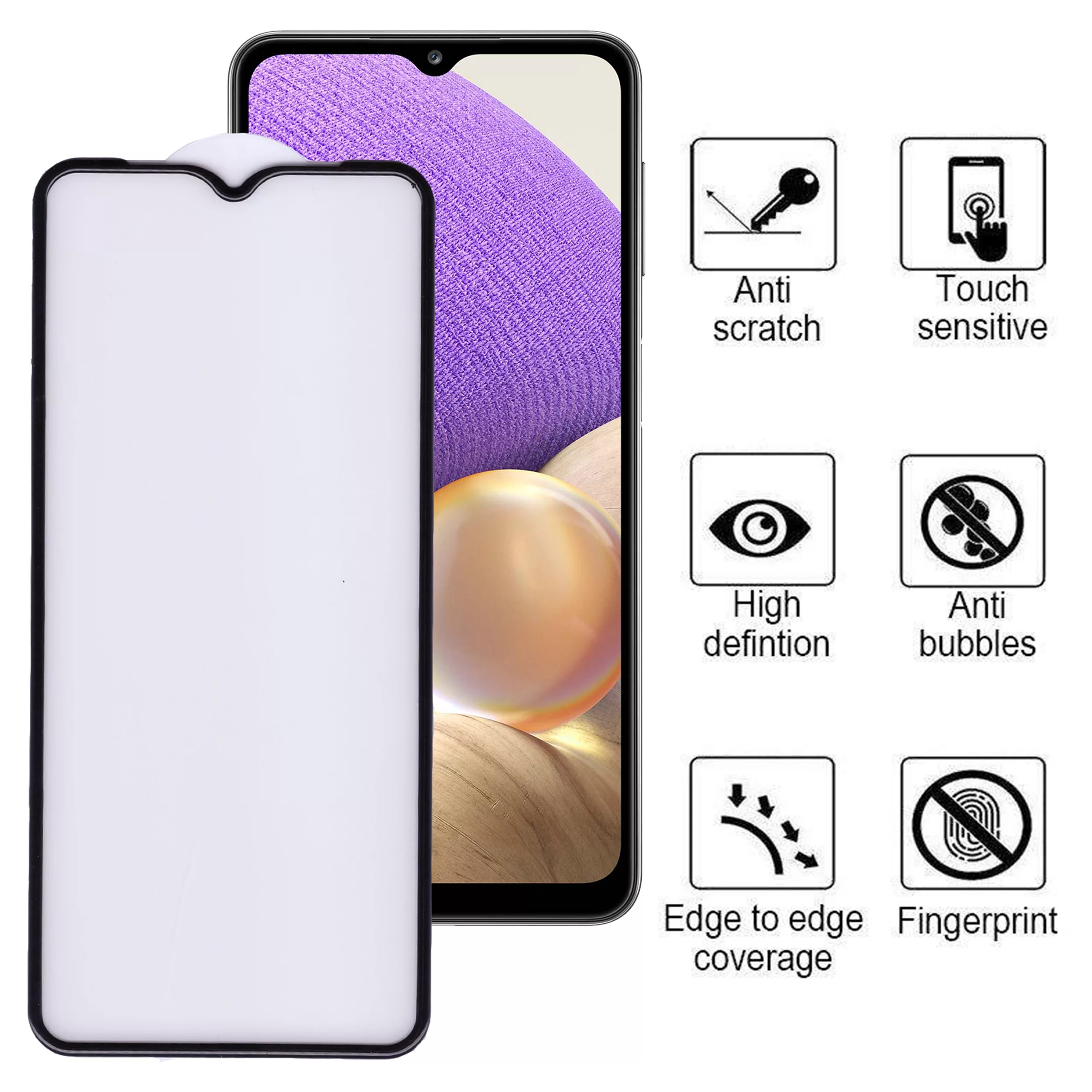 محافظ صفحه نمایش بوف مدل AirBag مناسب برای گوشی موبایل سامسونگ Galaxy A32 5G / A12 / M12/ M32 5G