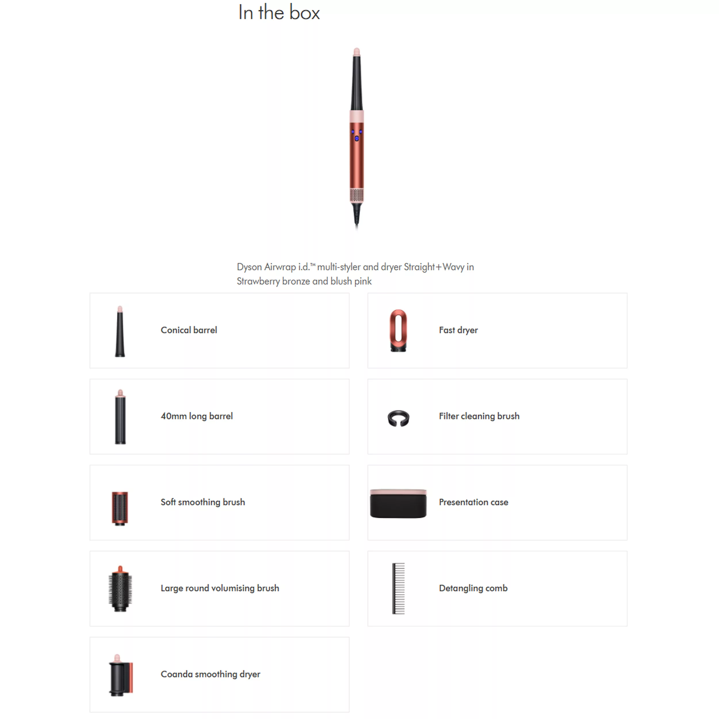 سشوار برس دار حالت دهنده دایسون مدل Airwrap id HS08