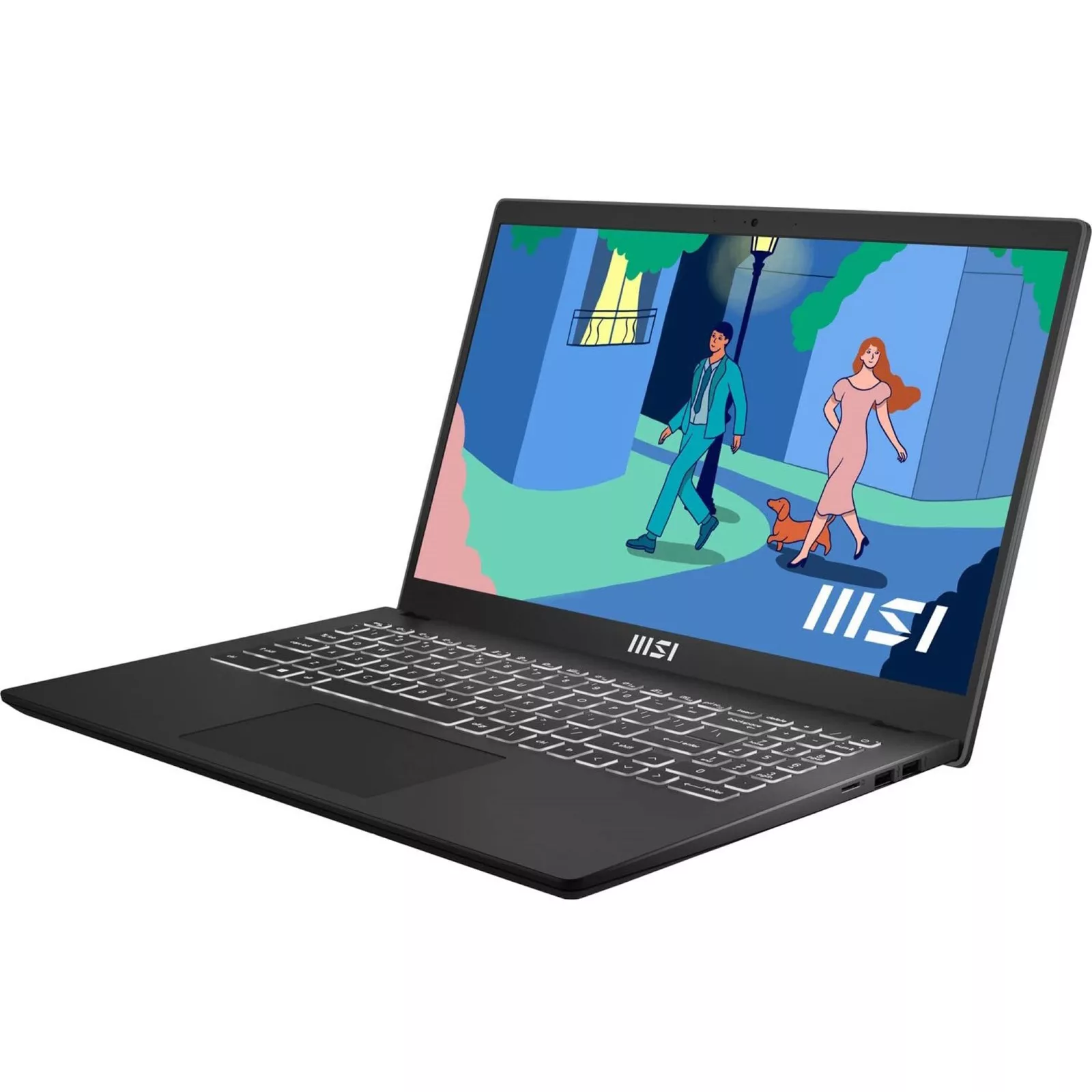 لپ تاپ 15.6 اینچی ام اس آی مدل Modern 15 B12MO-i5 1235U-16GB DDR4-500GB SSD-IPS