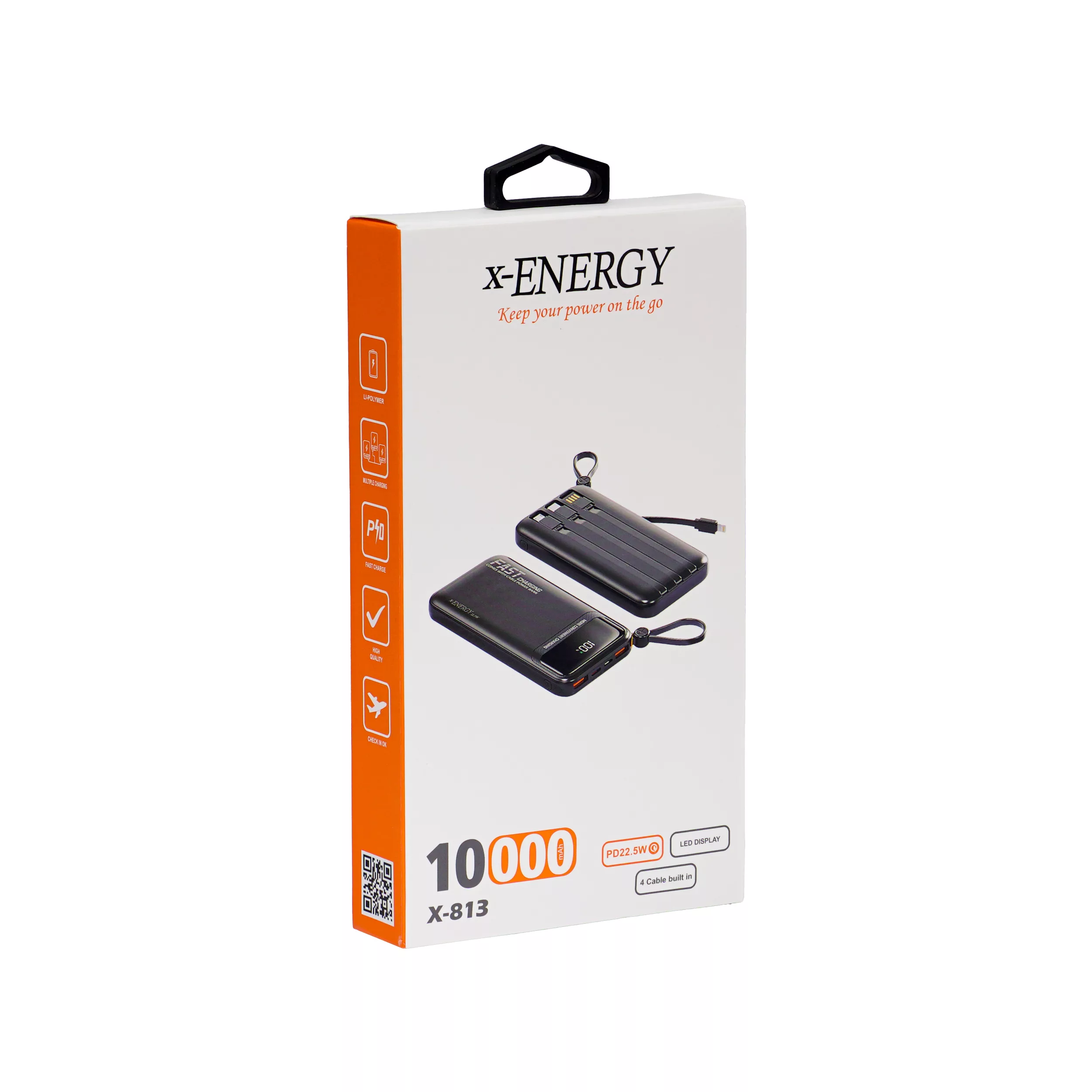 پاوربانک ایکس انرژی مدل X-813 22.5W ظرفیت 10000 میلی آمپر ساعت