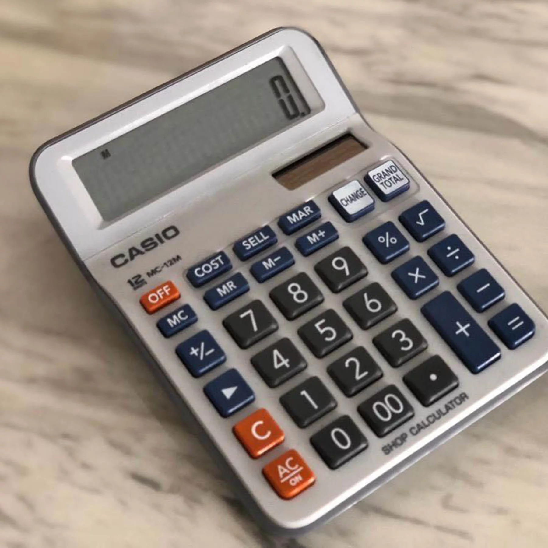 ماشین حساب کاسیو مدل DC-12M