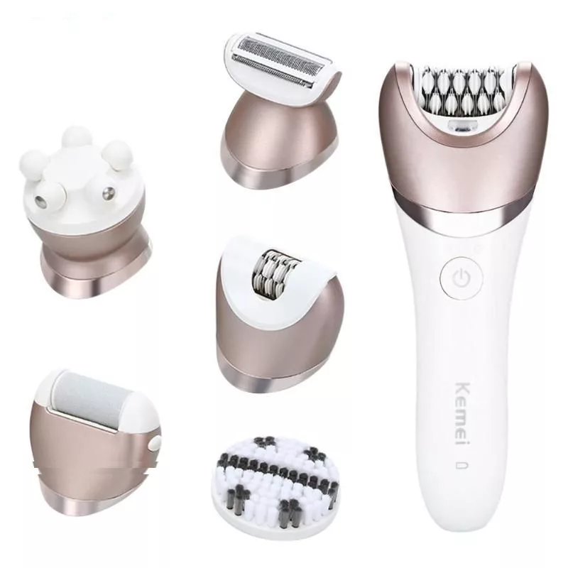 ماشین اصلاح موی بدن، ماساژور و برس پاکسازی صورت کیمی مدل KM-8001