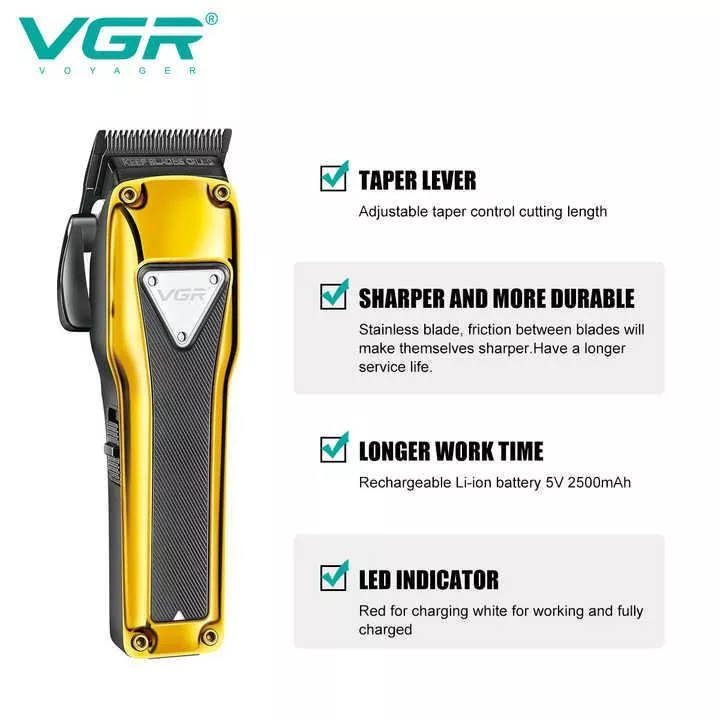 ماشین اصلاح موی سر و صورت وی جی ار مدل V-135