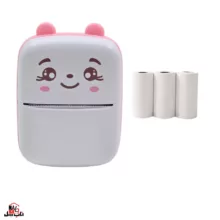 پرینتر لیبل زن ناب سل مدل  پرتابل شارژی کد  PI-NAAB002 به همراه سه عدد رول کاغذی