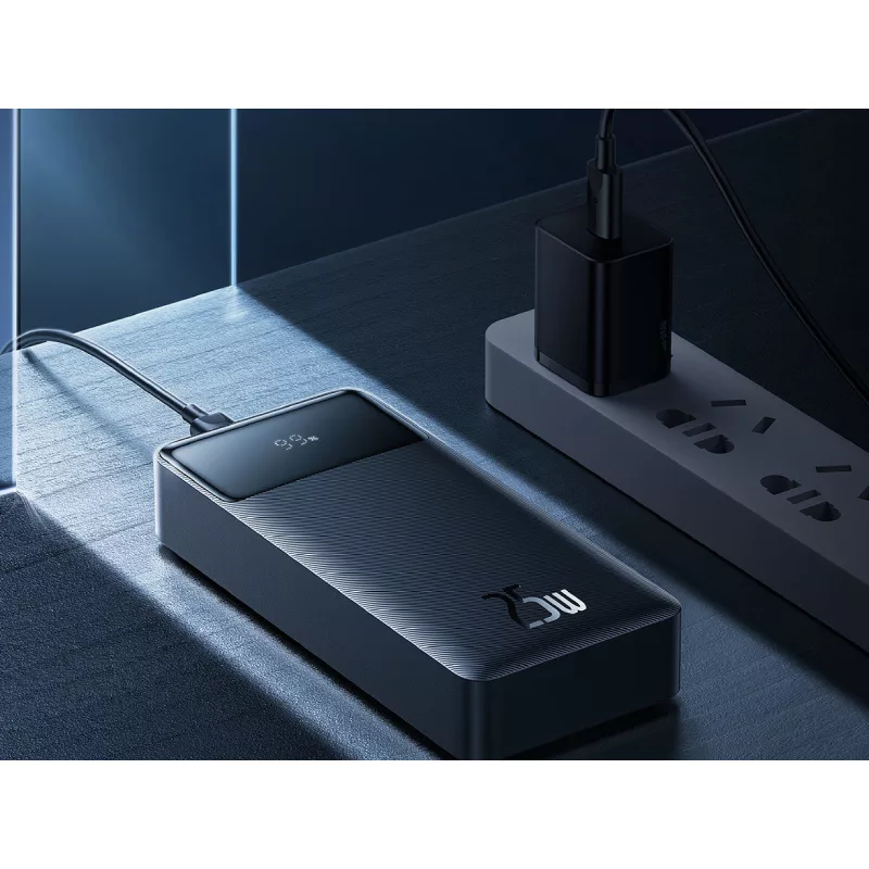 پاوربانک باسئوس مدل Bipow Digital Display 25W PPBD020301 ظرفیت 20000 میلی آمپر ساعت