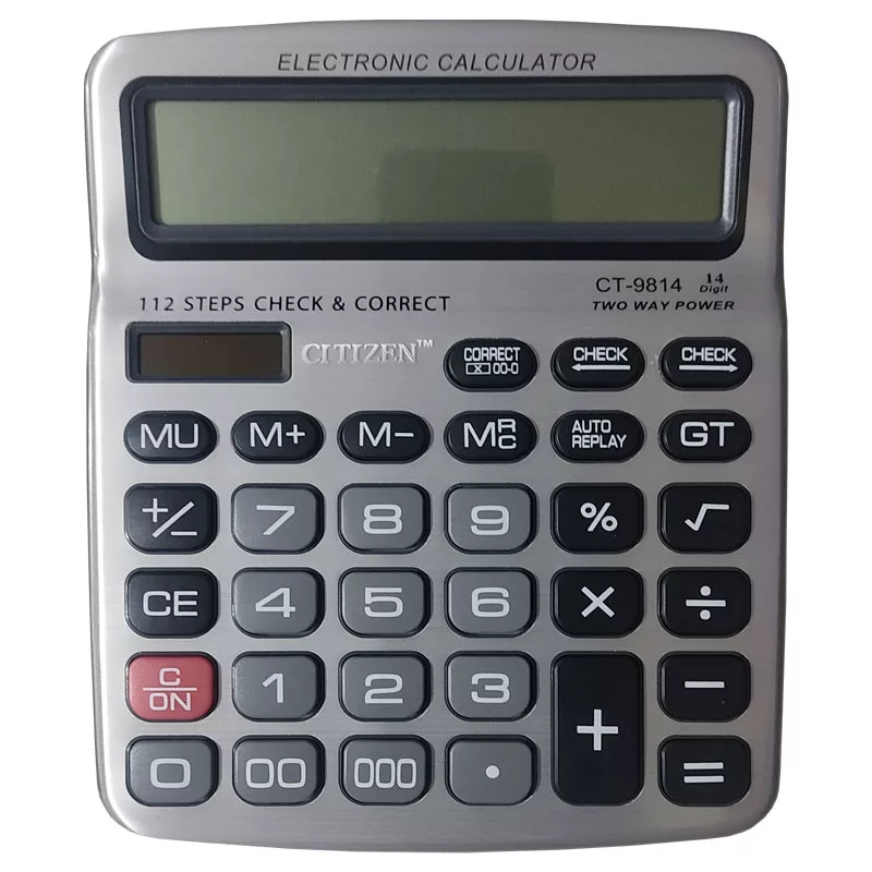 ماشین حساب سیتی زن مدل CT-9814 ماشین حساب سیتی زن مدل CT-9814