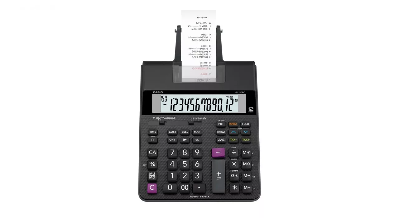 ماشین حساب کاسیو مدل HR-150RC